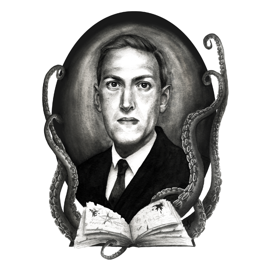 Howard Phillips Lovecraft - Original Painting