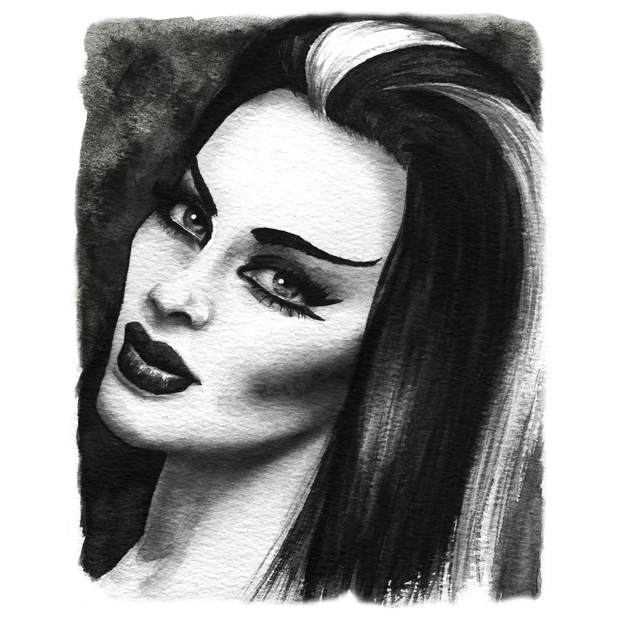 Dark Muses - Lily Munster - Original Painting