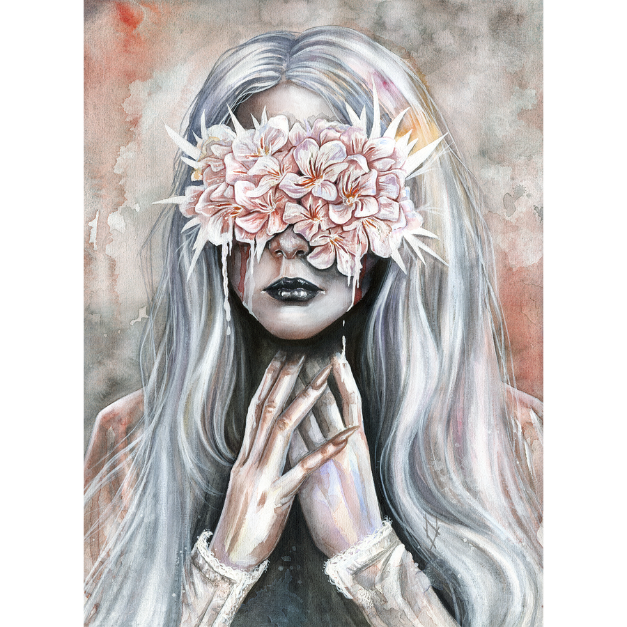 Nуrium - Poisonous watercolor number 4 - Original Painting