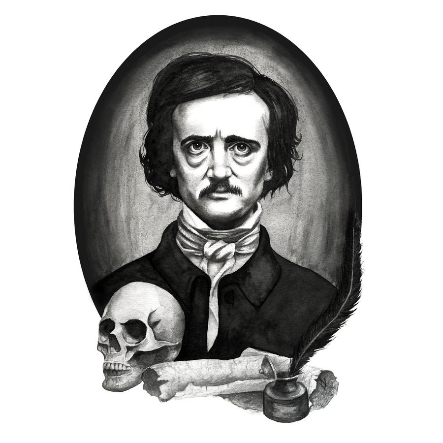 Edgar Allan Poe - Original Painting