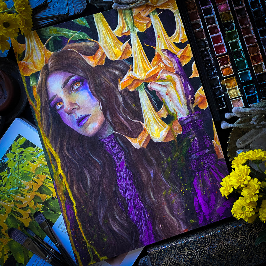 Angel's trumpet - Poisonous Art Print