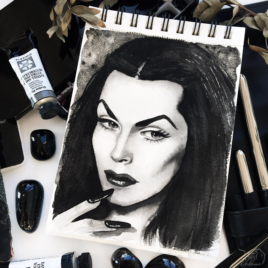 Dark Muses - Vampira - Original Painting