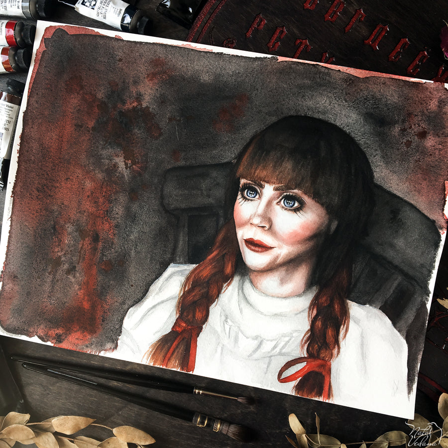 Haunted Doll- Original Painting