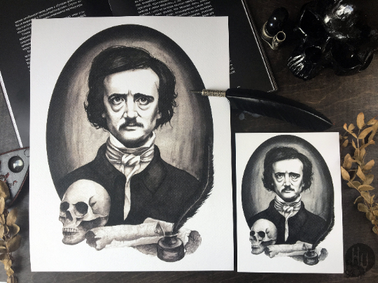 Edgar Allan Poe - Art Print