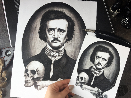 Edgar Allan Poe - Art Print