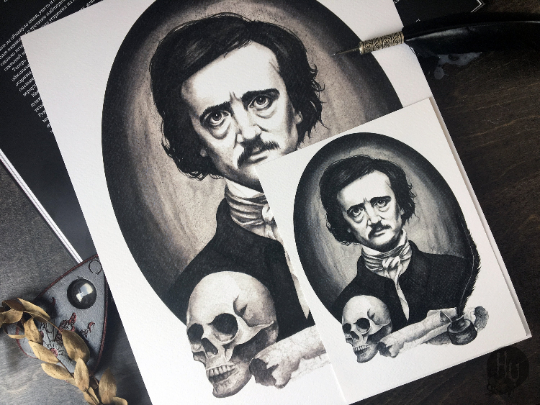 Edgar Allan Poe - Art Print