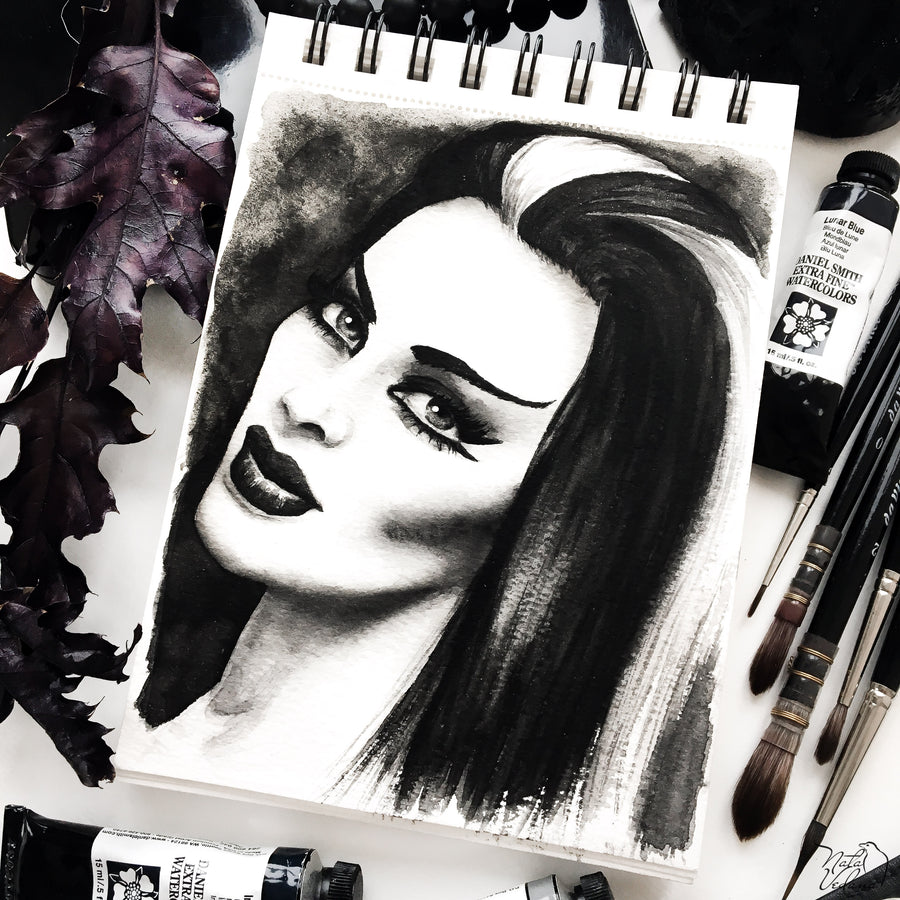 Dark Muses - Lily Munster - Original Painting