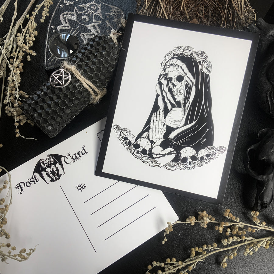 Santa Muerte - Postcard