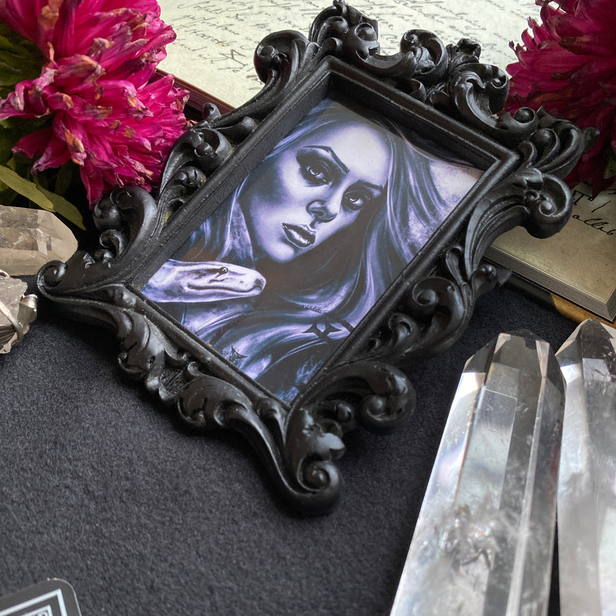 Vintage framed Print - Lilith