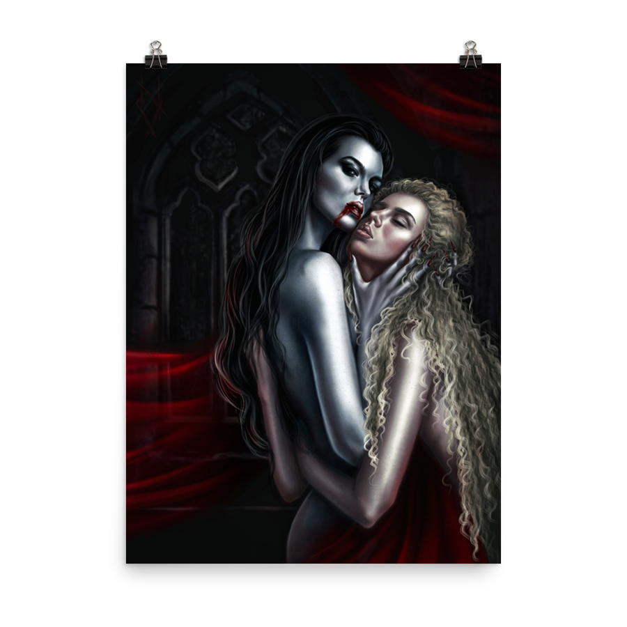 Carmilla and Laura - Art Print